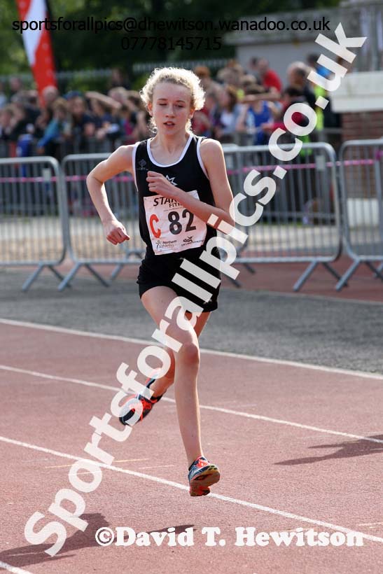 Girls under-15s, Northern Road Relays, Blackpool. Photo: David T. Hewitson/Sports for All Pics